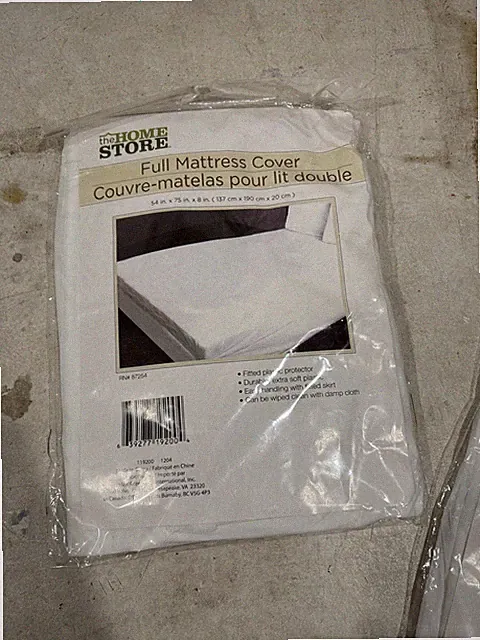 2) Full Mattress Cover 54”x76”x8” Fitted Plastic Protector The Fitted Store H-21