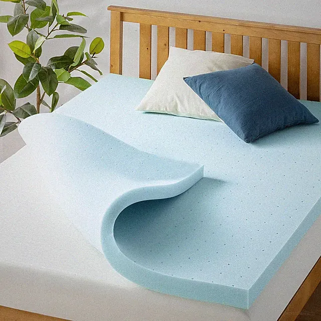 3 Inch Ventilated Memory Foam Mattress Topper, Cooling Gel Infusion, Certipur-Us