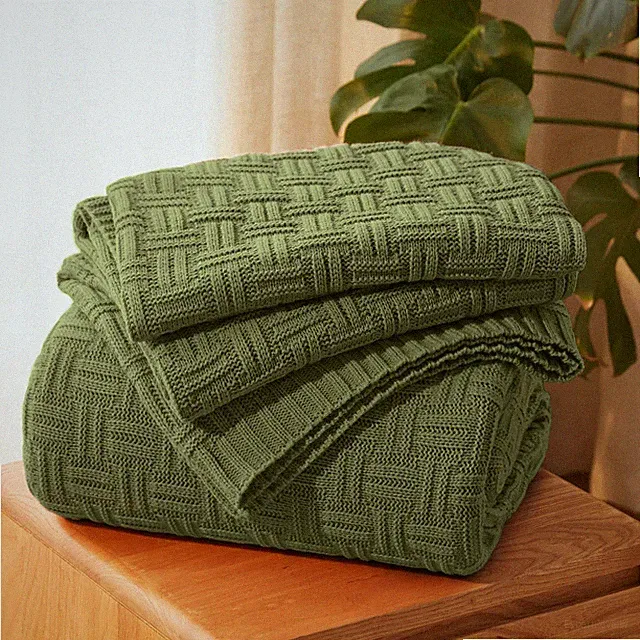 60x80 Throw Blanket Soft Cozy Acrylic Throw Blanket Cable Knit Throw Blanket...