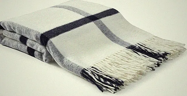 Acrylic Highlands Collection Queen Size Tartan Plaid Design Throw 60x80 inches
