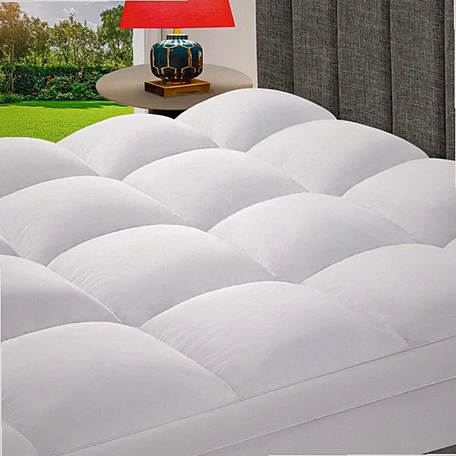 CHOKIT Queen Mattress Topper, Extra Thick Pillow Top Mattress Pad for Back Pain