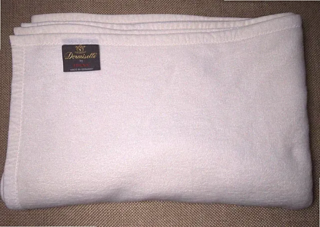 Dormisette Ibena Blanket Solare TWIN Luxury Acrylic Fleece Made In Germany Cream