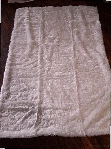 Gravity faux duvet cover twin white Acrylic/Polyester BLend