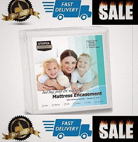 Hypoallergenic Bed Bug Matress Protector Encasement Waterproof Bedbug Cover Pad