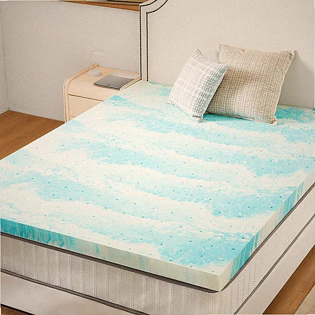 Memory Foam Mattress Topper Twin XL, 3 Inch Thick Gel Infused Cooling Toppers Pa