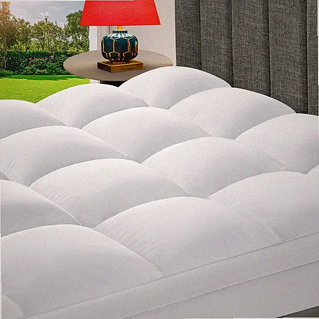 Queen Mattress Topper, Extra Thick Pillow Top Mattress Pad for Back Pain Relief